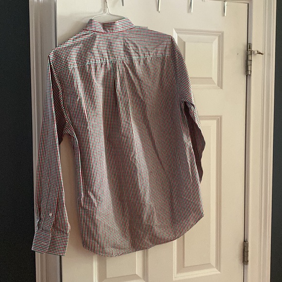 Red and Green Striped Vineyard Vines Shirt - Picture 2 of 3